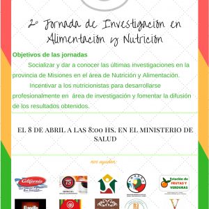 II Jornada en Investigación en Alimentación y Nutrición