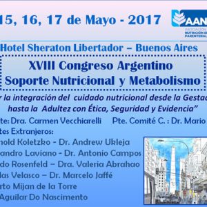XVII Congreso Argentino Soporte Nutricional y Metabolismo