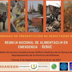 Reunión Nacional de Alimentación en Emergencia