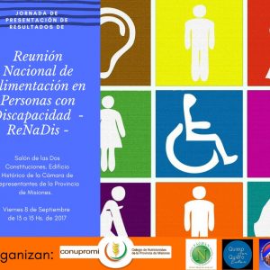 Reunión Nacional de Alimentación para Personas con Discapacidad