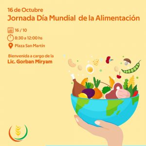 16 de Octubre: Jornada por el Día Mundial de la Alimentación 