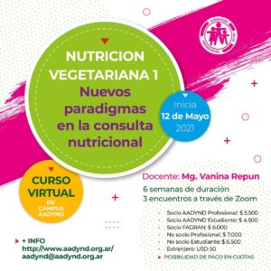 CAPACITACIONES DE LA ASOCIACIÓN ARGENTINA De DIETISTAS Y NUTRICIONISTAS DIETISTAS