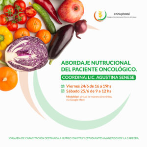 JORNADA “Abordaje nutricional del paciente oncológico. Cuidados paliativos”